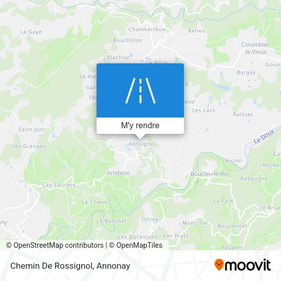 Chemin De Rossignol plan