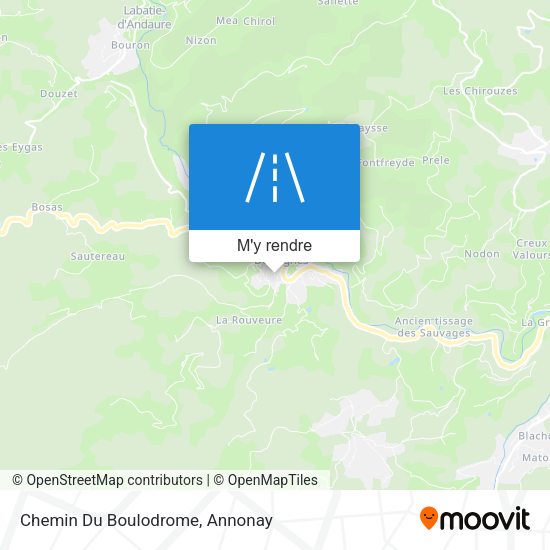 Chemin Du Boulodrome plan