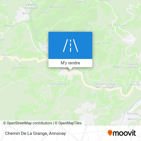Chemin De La Grange plan