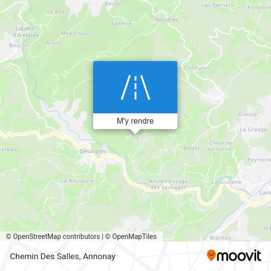 Chemin Des Salles plan