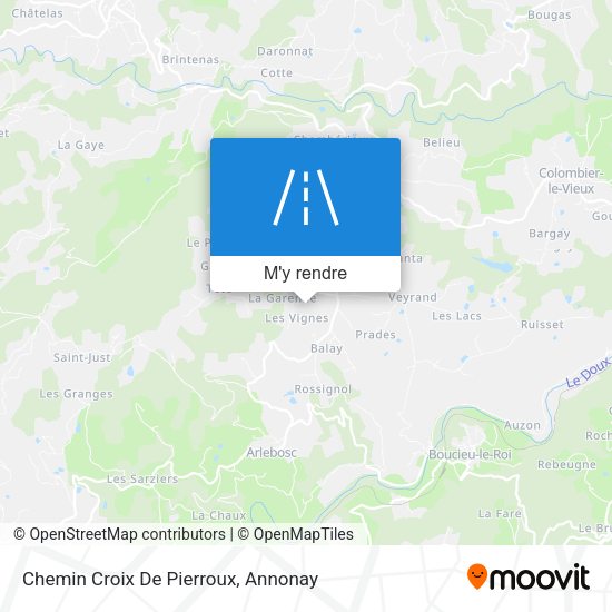 Chemin Croix De Pierroux plan