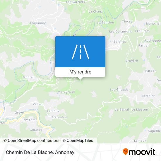 Chemin De La Blache plan