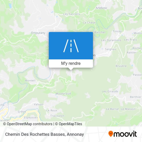 Chemin Des Rochettes Basses plan