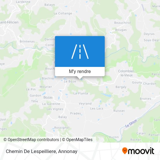 Chemin De Lespeilliere plan