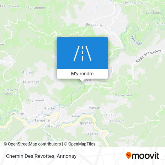 Chemin Des Revottes plan