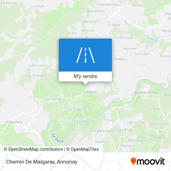 Chemin De Malgaray plan