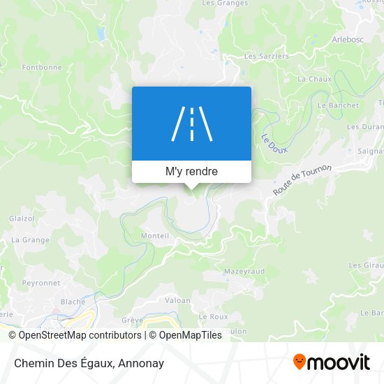 Chemin Des Égaux plan
