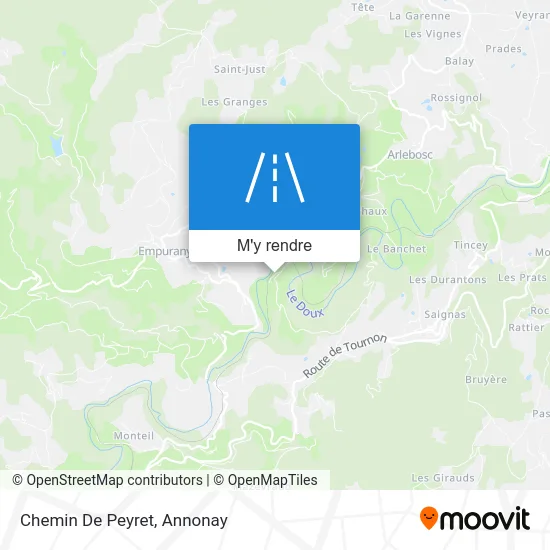 Chemin De Peyret plan