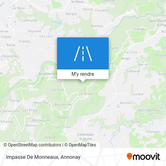 Impasse De Monneaux plan