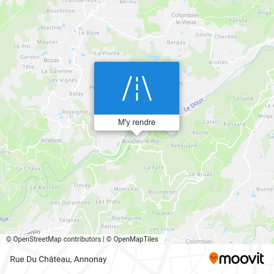 Rue Du Château plan