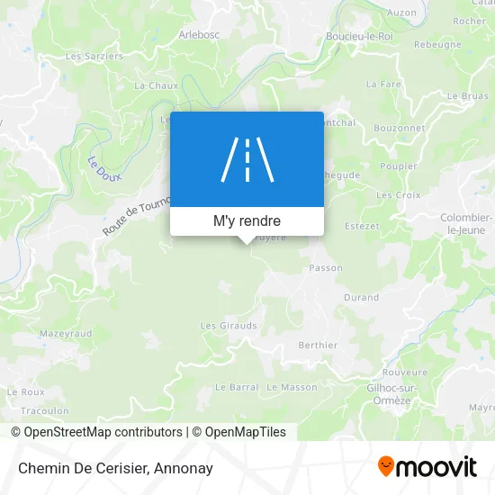 Chemin De Cerisier plan