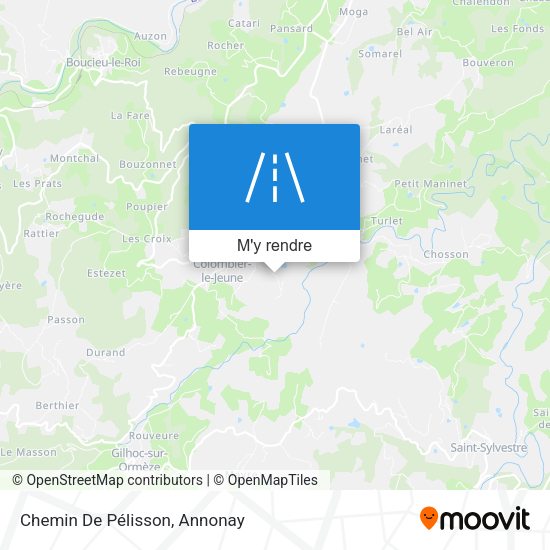 Chemin De Pélisson plan