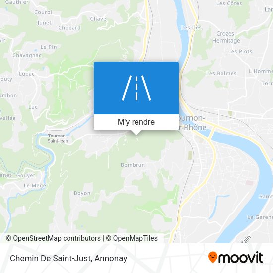 Chemin De Saint-Just plan