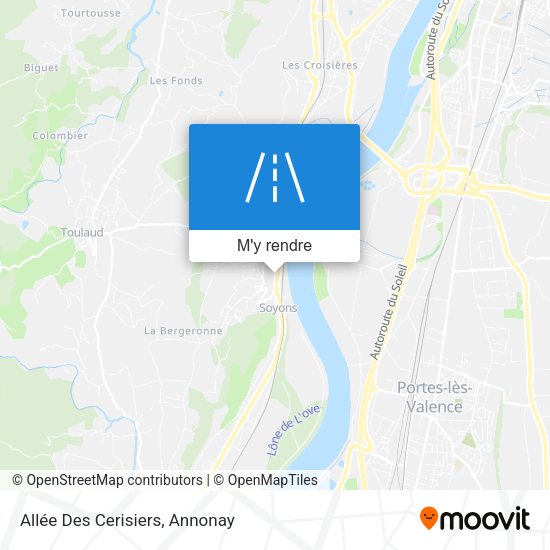Allée Des Cerisiers plan