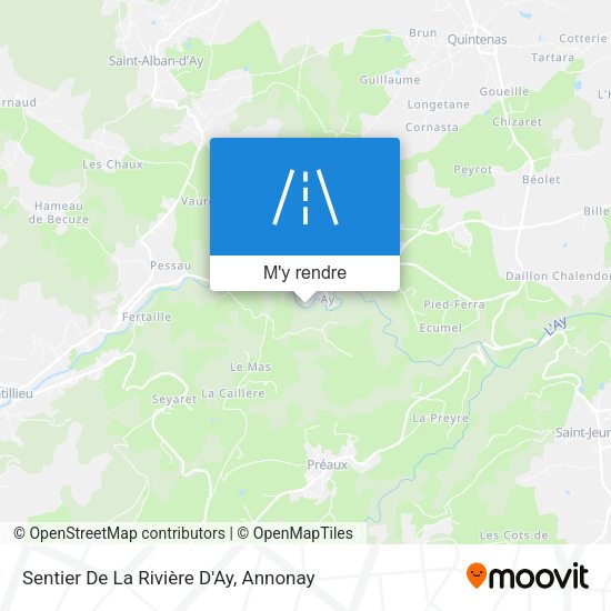 Sentier De La Rivière D'Ay plan