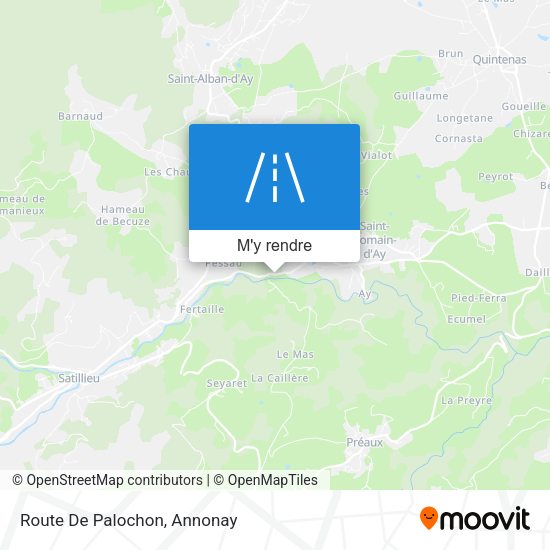 Route De Palochon plan