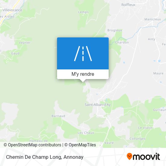 Chemin De Champ Long plan