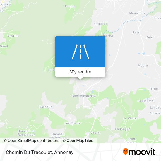 Chemin Du Tracoulet plan