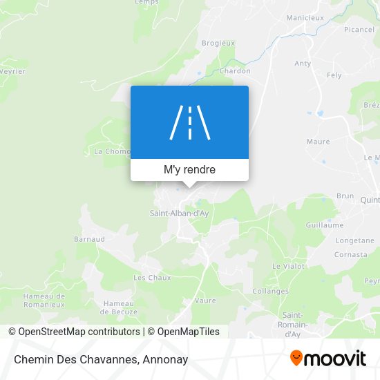 Chemin Des Chavannes plan