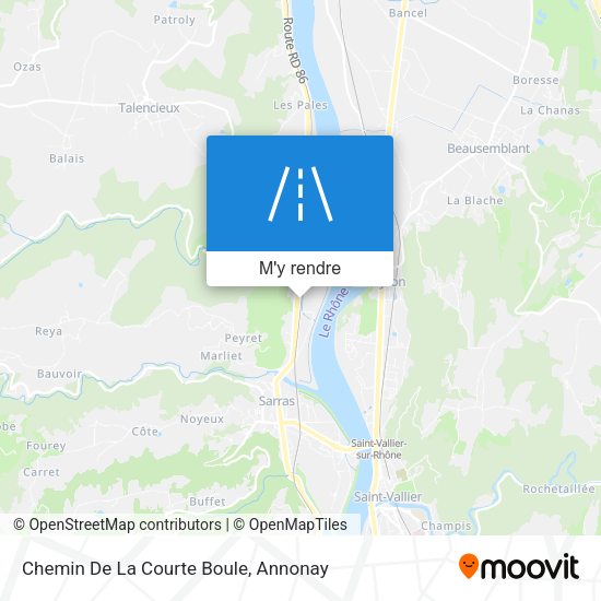 Chemin De La Courte Boule plan