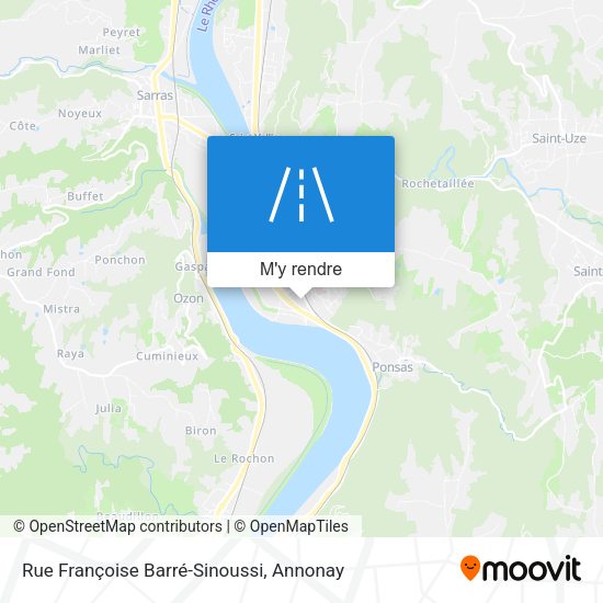 Rue Françoise Barré-Sinoussi plan