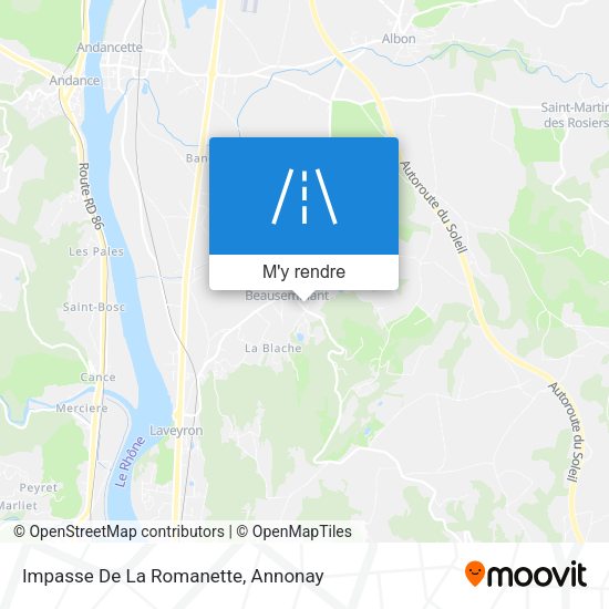 Impasse De La Romanette plan