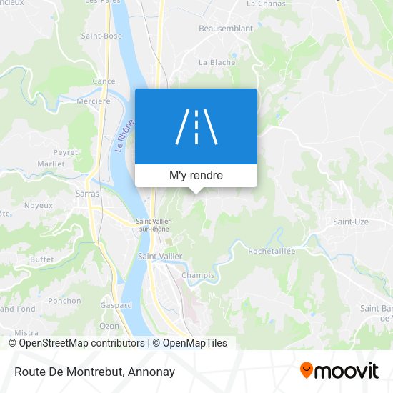 Route De Montrebut plan