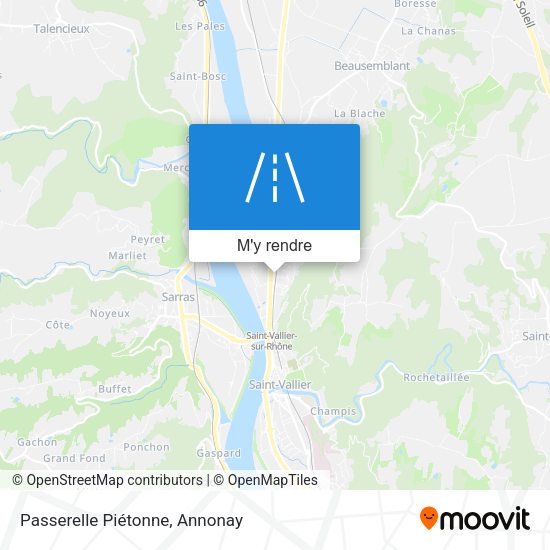 Passerelle Piétonne plan