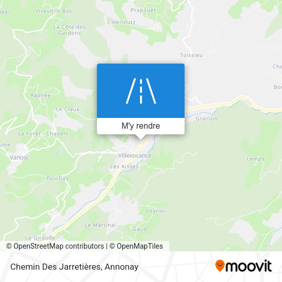 Chemin Des Jarretières plan