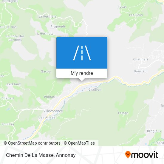 Chemin De La Masse plan