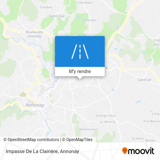 Impasse De La Clairière plan