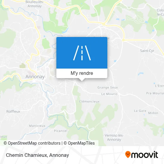 Chemin Chamieux plan