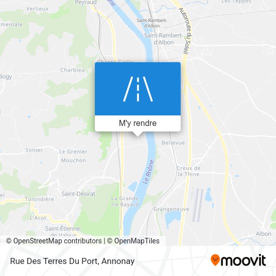 Rue Des Terres Du Port plan