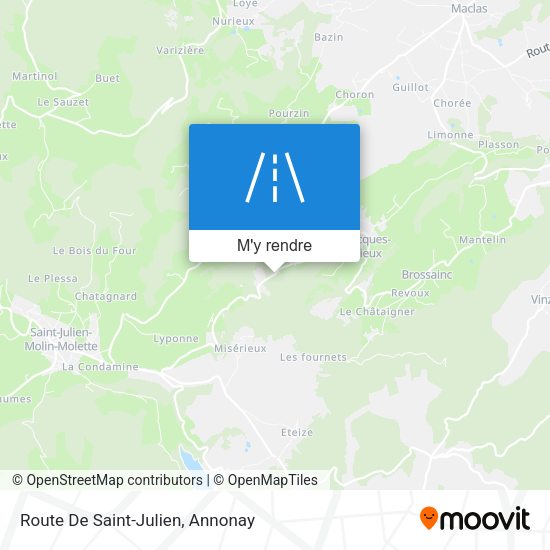 Route De Saint-Julien plan
