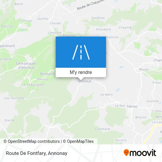 Route De Fontfary plan