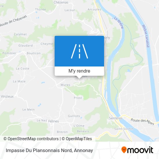 Impasse Du Plansonnais Nord plan