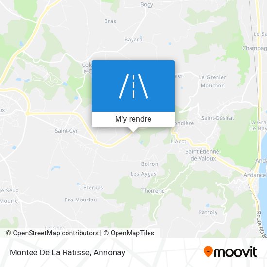 Montée De La Ratisse plan