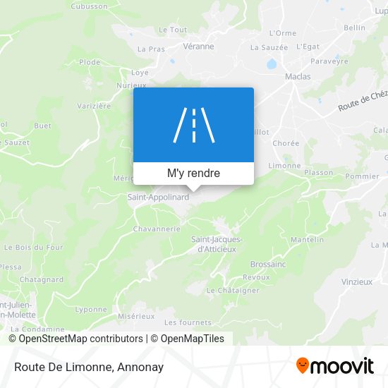 Route De Limonne plan