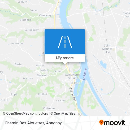 Chemin Des Alouettes plan