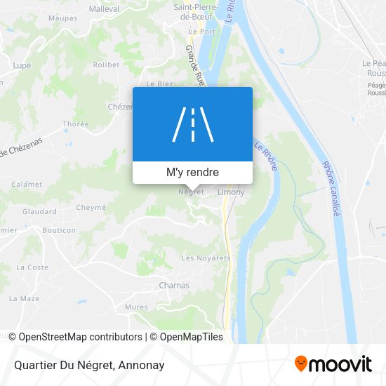 Quartier Du Négret plan