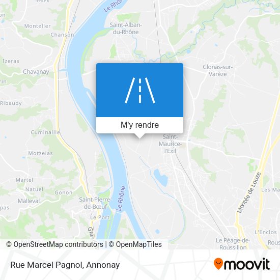 Rue Marcel Pagnol plan