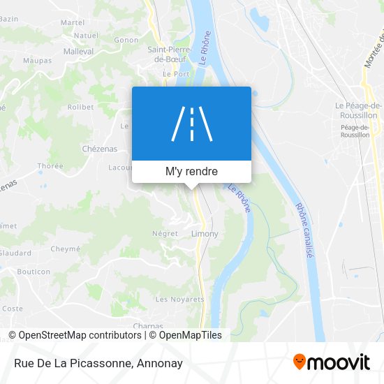 Rue De La Picassonne plan