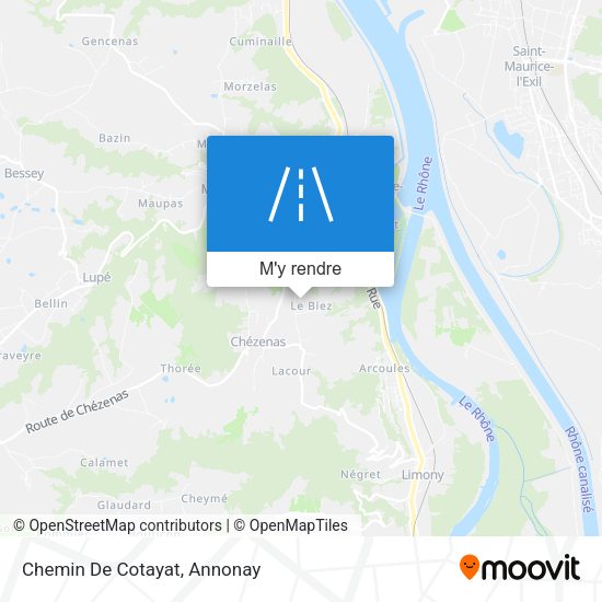 Chemin De Cotayat plan