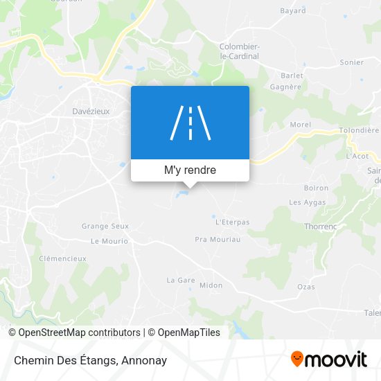 Chemin Des Étangs plan