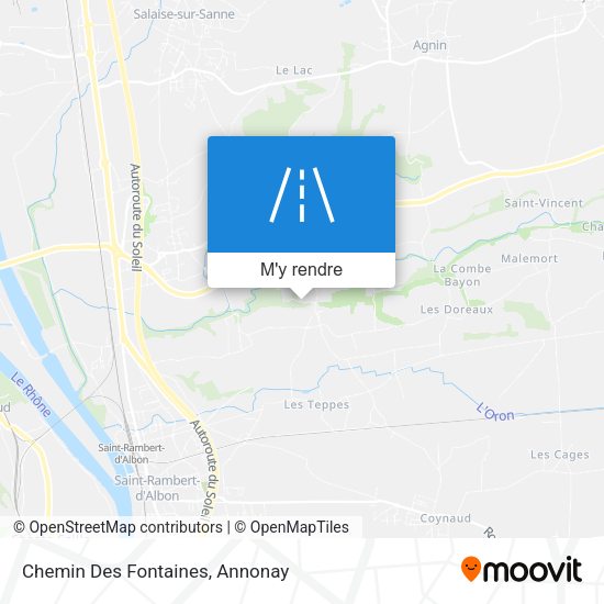 Chemin Des Fontaines plan