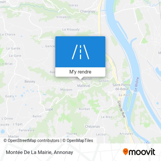 Montée De La Mairie plan