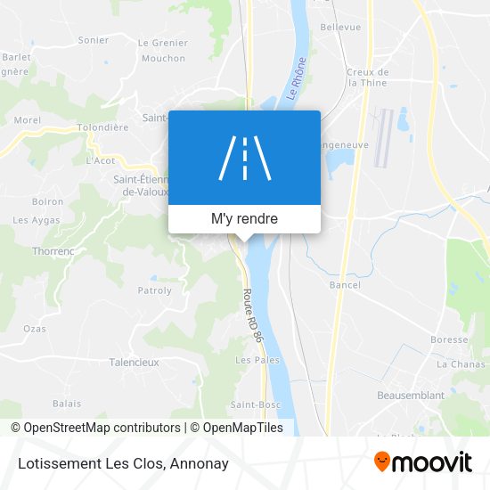 Lotissement Les Clos plan
