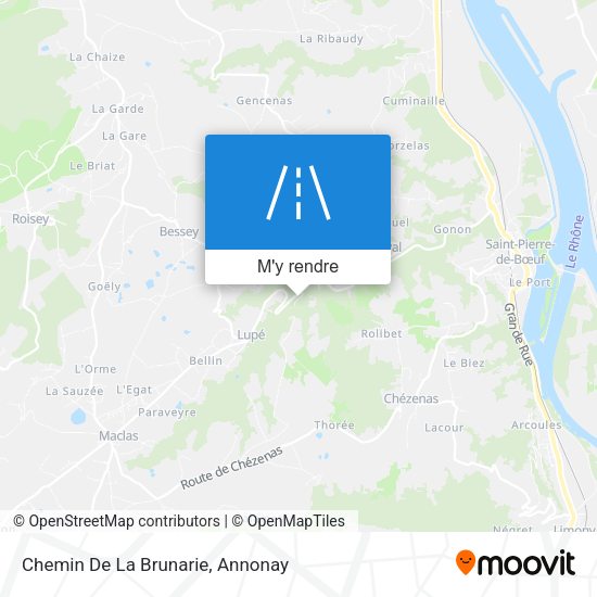 Chemin De La Brunarie plan
