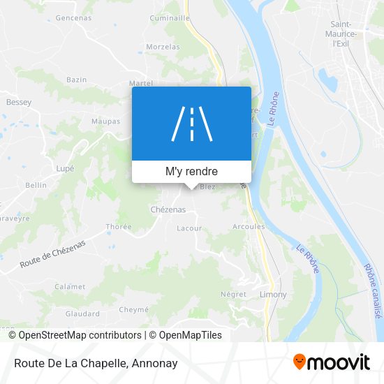 Route De La Chapelle plan