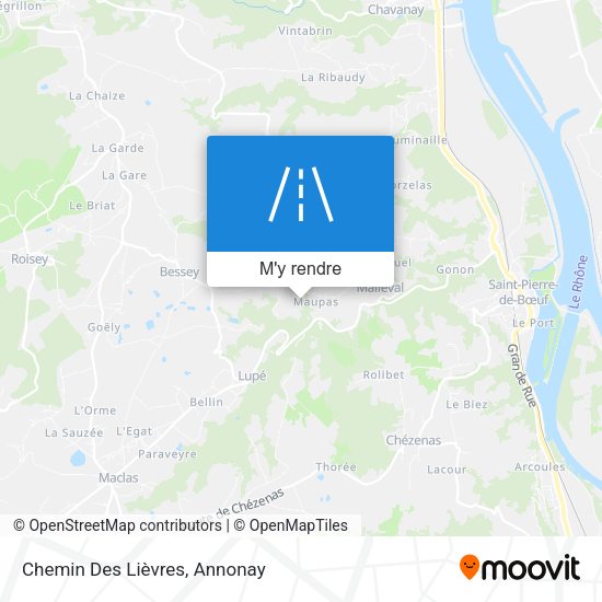 Chemin Des Lièvres plan